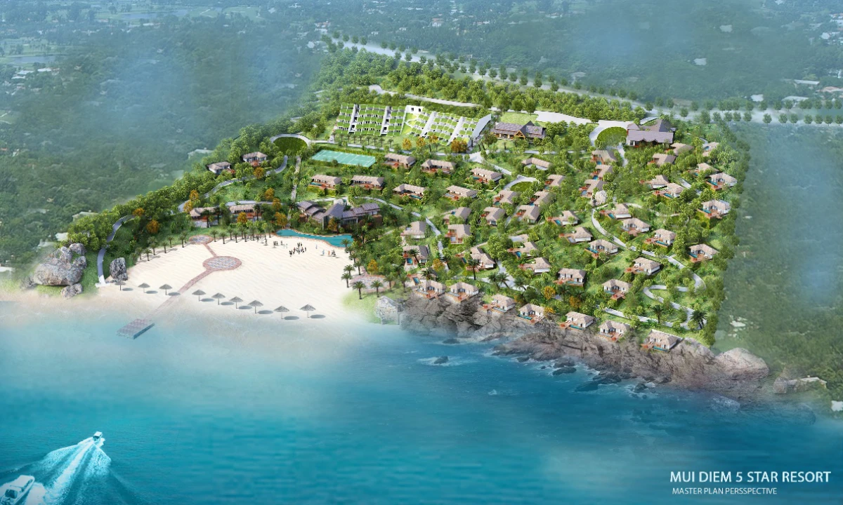 Mui Diem 5 star resort Masterplan